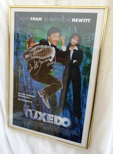 JACKIE CHAN (2-LANGUAGE SILVER AUTOGRAPHED POSTER) "THE TUXEDO"