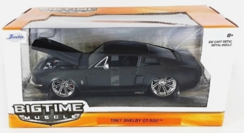 '67 SHELBY GT-500 1:24 Scale (Jada Bigtime Muscle) Black (2016)