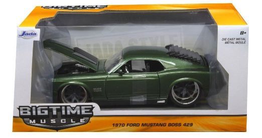 Jada Toys 1970 Ford Mustang Boss 429 With Hood BIGTIME Muscle 1 by 24 Diecast MO for sale online