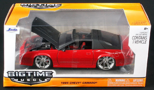'85 CHEVY CAMARO (IROC-Z) 1:24 (Jada Bigtime Muscle) RED  (2014)
