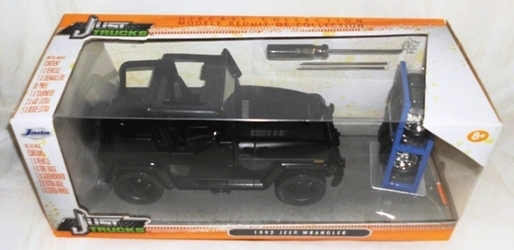 '92 Jeep Wrangler 1:24 (Jada Just Trucks Diecast) Black (2015)