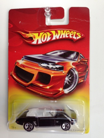 '69 Camaro (Black) “2007-Exclusive Assortment” (Hotwheels 1:64 Scale Diecast Collection) “Rare-Vintage” (2007)