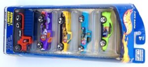 images Asphalt Assualt Gift Pack “Multi-Colors-Collection w/Various Wheels” (Hotwheels 1:64 Scale 5-Car Box Set) “Rare-Vintage” (2000)