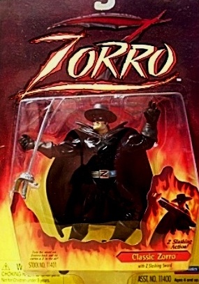 Vintage Classic Zorro Action Figures Playmates Collection "Rare-Vintage" (1997)