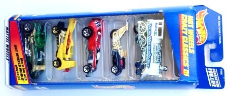 images Crazy Classics III Gift Pack “3rd Release 1998 Curved Corner Box” (Hotwheels 1:64 Scale 5-Car Box Set) “Rare-Vintage” (1998)