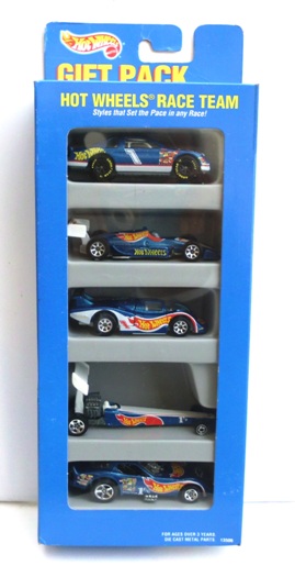 Hotwheels Race Team Gift Pack "Goodyear Eagle Tires, Large/Small Wheel Variation" (Hotwheels 1:64 Scale 5-Car Box Set) “Rare-Vintage” (1995)