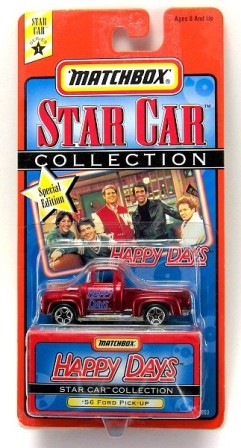 images Happy Days -“1956 Ford Pick-up-Dark Red”! (Matchbox “Star Car” Special Edition Collectible Series-1) “Rare-Vintage” (1998)