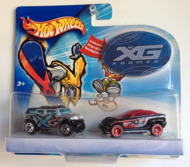 Hotwheels (XG - X GAMES ) 2-Pack (Hotwheels-DC Comics 1:64 Scale Series) “Rare-Vintage” (2003)