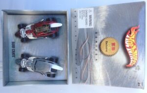 images Surf Crate “Red/Black & Zamac” (Hotwheels “KB-Toys Exclusive 1:64 Scale” 2 Pc-Car Box Set) "Rare-Vintage" (2000)