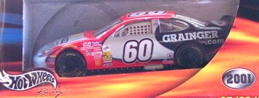 images G. Biffle (#60 GRAINGER-FORD TAURUS) HOTWHEELS RACING SERIES 1:24 Scale) "Rare-Vintage" (2001)