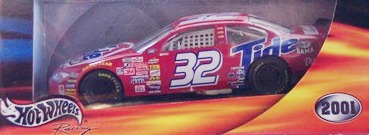 images S. Pruett (#32 TIDE-BAMA-FORD TAURUS) HOTWHEELS RACING SERIES 1:24 Scale) "Rare-Vintage" (2001)