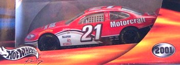 images E. Sadler (#21 MOTORCRAFT-FORD TAURUS) HOTWHEELS RACING SERIES 1:24 Scale) "Rare-Vintage" (2001)