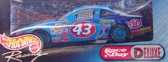 images John Andretti (#43 STP-PONTIAC) HOTWHEELS NASCAR RACE DAY DELUXE SERIES 1:24 Scale “Rare-Vintage” (2000)