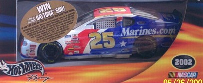 images Randy Tolsma (#25 Marines-MONTE CARLO) NASCAR RACING 1:24 Scale) HOTWHEELS "Rare-Vintage" (2002)