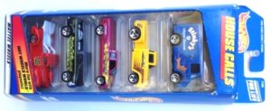images House Calls Gift Pack “Multi-Colors-Collection w/Various Wheels” (Hotwheels 1:64 Scale 5-Car Box Set) “Rare-Vintage” (1998)