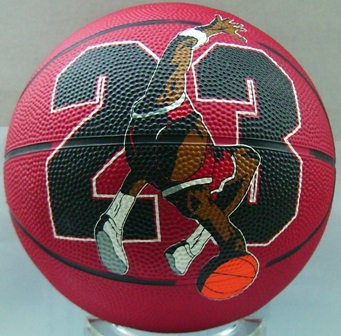 black michael jordan basketball
