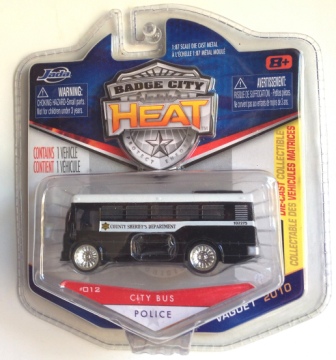 POLICE City Bus (Jada Badge City Heat) 1:64 (Black/White) 2010