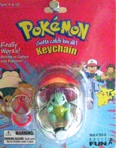 Squirtle Portachiavi Pokémon Keychain 1999 no psa shining 