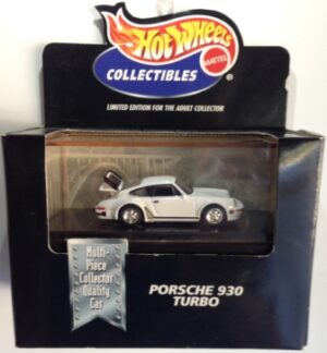 images Hotwheels Collectibles Vintage Porsche 930 Turbo (Limited Edition Adult Collector Box Set Series w/Clear Acrylic Plexiglass Case) Mattel 1:64 Scale Collection “Rare-Vintage” (1998)