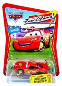 images LIGHTNING McQUEEN "Chase"! #73 (Disney Pixar RACE O RAMA) Series-4 “Rare-Vintage” (2008)