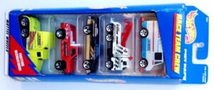 images Race Team Crew Gift Pack “Multi-Colors-Collection w/Various Wheels” (Hotwheels 1:64 Scale 5-Car Box Set) “Rare-Vintage” (1997)