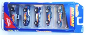images Race Team III Gift Pack “Multi-Colors-Collection w/Various Wheels” (Hotwheels 1:64 Scale 5-Car Box Set) “Rare-Vintage” (1997)