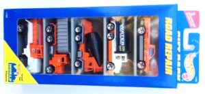 images Road Repair Gift Pack “w/2-Exclusive Vehicles-Collection & Various Wheels” (Hotwheels 1:64 Scale 5-Car Box Set) “Rare-Vintage” (1996)