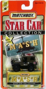 M*A*S*H -“4077's JEEP Military Medic”! (Matchbox “Star Car” Special Edition Collectible Series-1) “Rare-Vintage” (1998) 