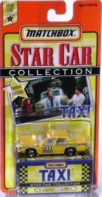 Taxi -“Sunshine Cab #804-Checker/Yellow”! (Matchbox “Star Car” Special Edition Collectible Series-1) “Rare-Vintage” (1998) 