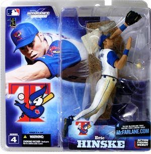 Eric Hinske -("Blue Jays") White Jersey ("Rookie") "Variant" (Series 4) 2003