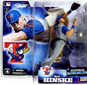Eric Hinske -("Blue Jays") Gray Jersey-"Rookie" (Series 4) 2003