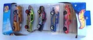 images Smashville Gift Pack “Multi-Colors-Collection w/Various Wheels” (Hotwheels 1:64 Scale 5-Car Box Set) “Rare-Vintage” (2002)