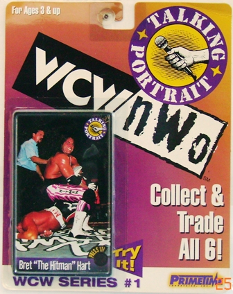 images Bret "The Hitman" Hart WCW ("Talking Portrait") Series-1 (1998)